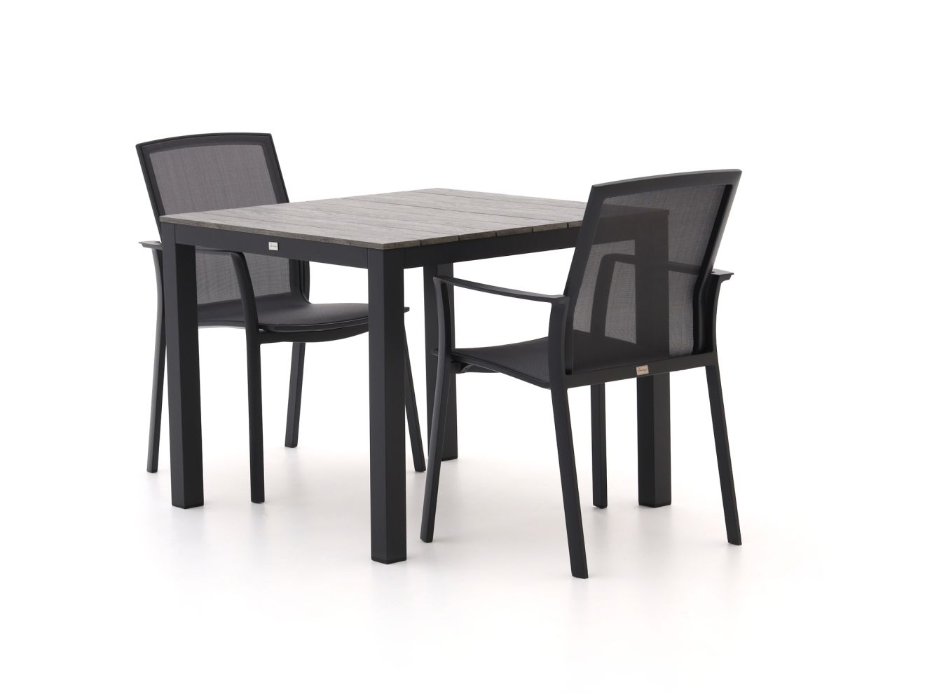 Bellagio Dranera/Fidenza 90 cm Gartenmöbel-Set 3-teilig stapelbar günstig online kaufen