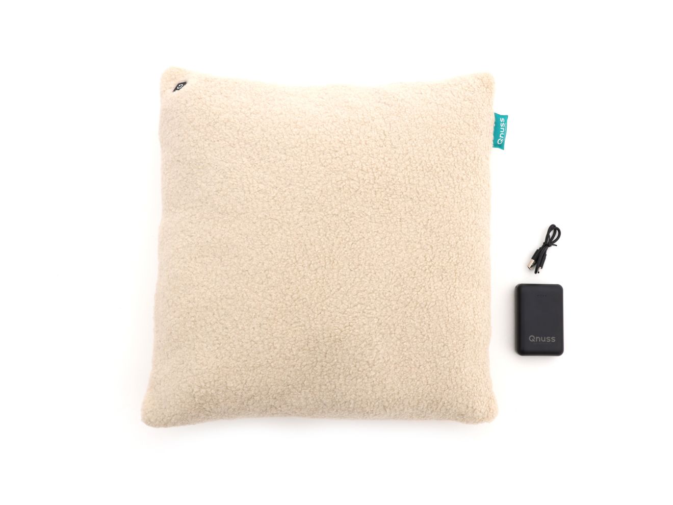 Qnuss Qozy Wärmekissen 45x45 cm Weiß 45x45cm