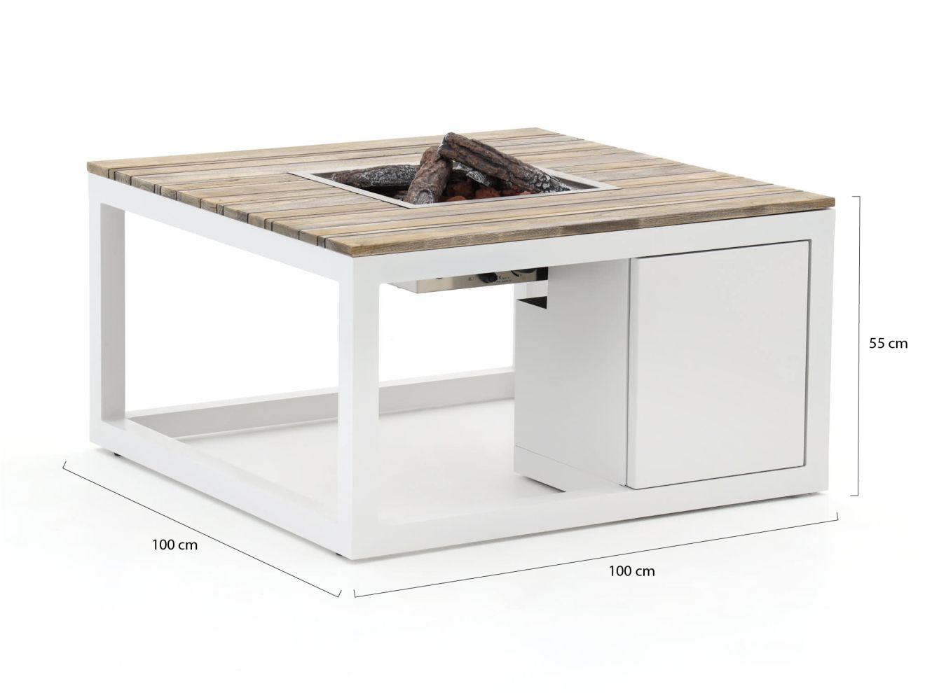 Cosiraw Lounge Feuertisch 100x100x55 cm günstig online kaufen