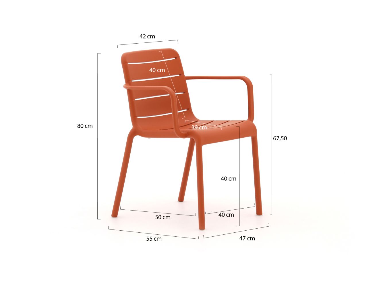 Forza Narni/ROUGH-S 220 cm Gartenmöbel-Set 7-teilig stapelbar   Rabatt: 16 %