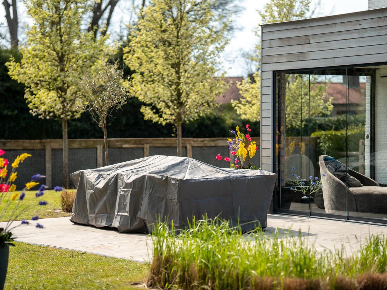 Kees Smit Gartenmöbelabdeckung Gartenmöbel-Set 245x150x85 cm Grau Rabatt: 15 % Kees Smit Gartenmöbelabdeckung Gartenmöbel-Set 245x150x85 cm Grau Rabatt: 15 %