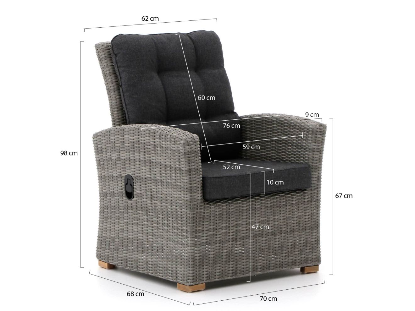Intenso Mazzano/ROUGH-X 320 cm lounge-Gartenmöbel-Set 7-Teilig verstelbaar günstig online kaufen