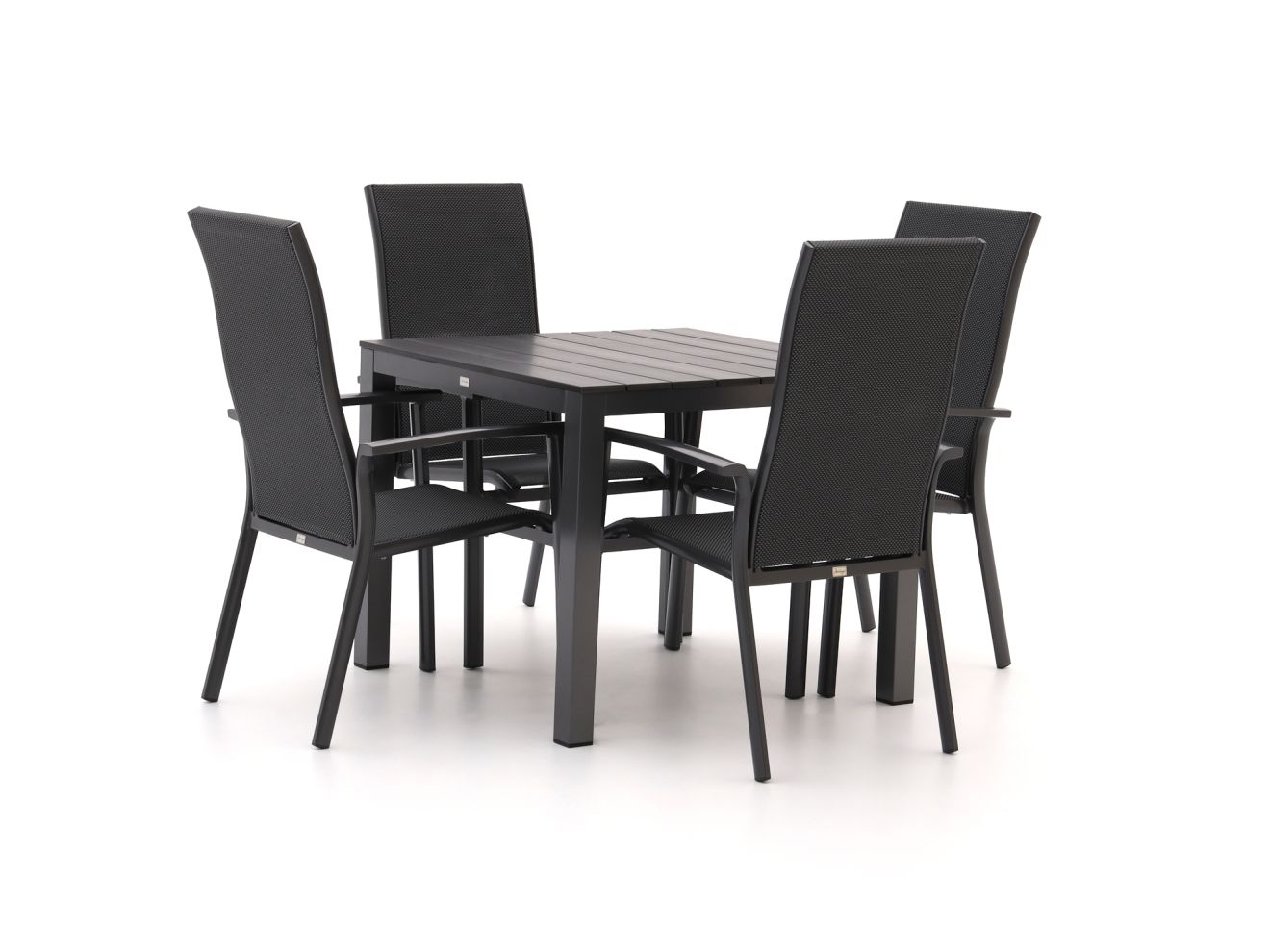 Bellagio Avio/Fidenza 90 cm Gartenmöbel-Set 5-teilig stapelbar günstig online kaufen