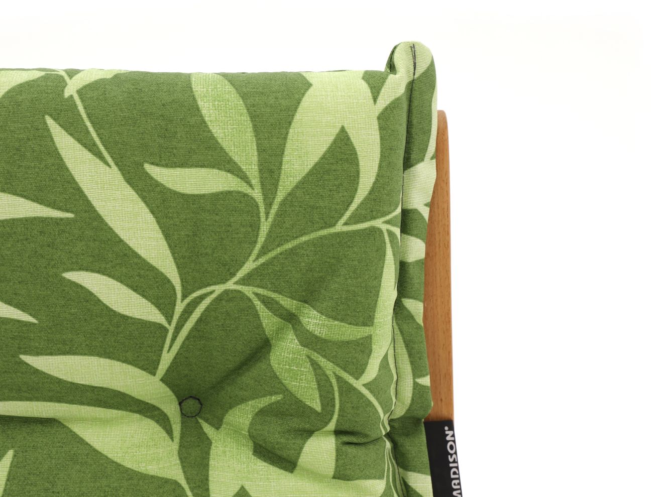 Madison Auflage Hochlehner dick 125x50 cm Grün 125x50cm