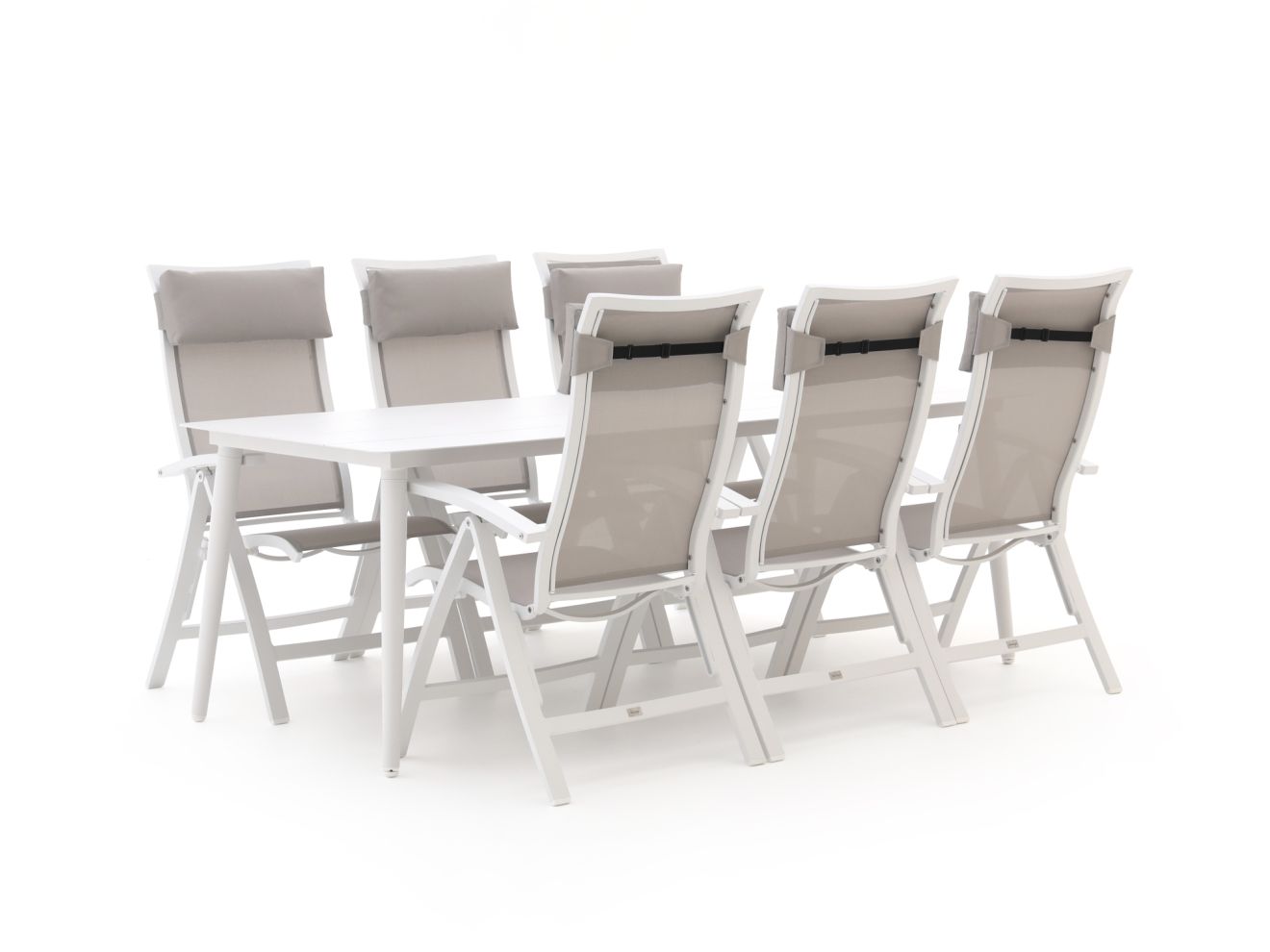 Bellagio Lugo/Sora 220 cm Gartenmöbel-Set 7-teilig verstellbar günstig online kaufen