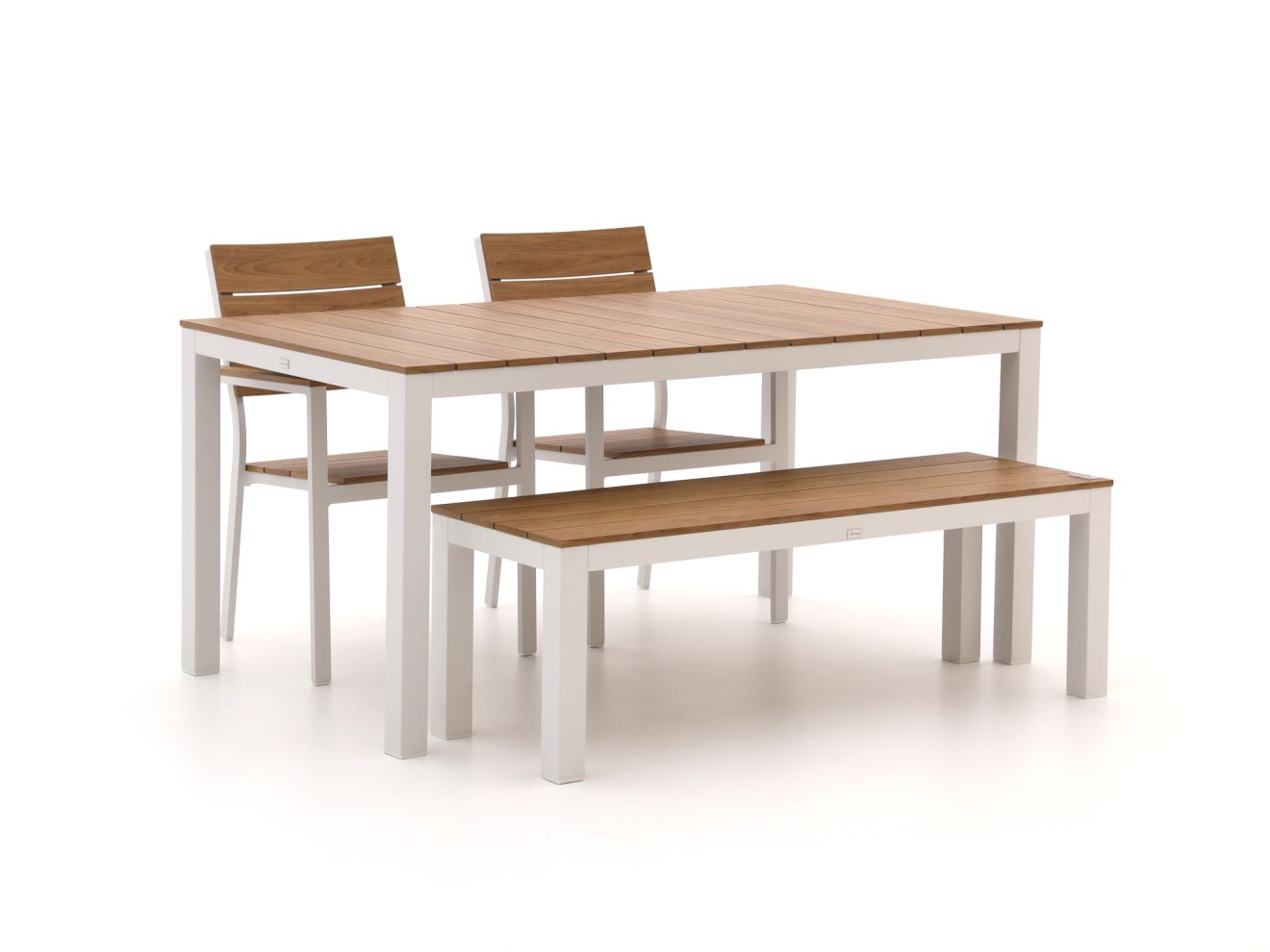 Bellagio Fidenza 160 cm Gartenmöbel-Set mit Sofa 4-Teilig Stapelbar günstig online kaufen