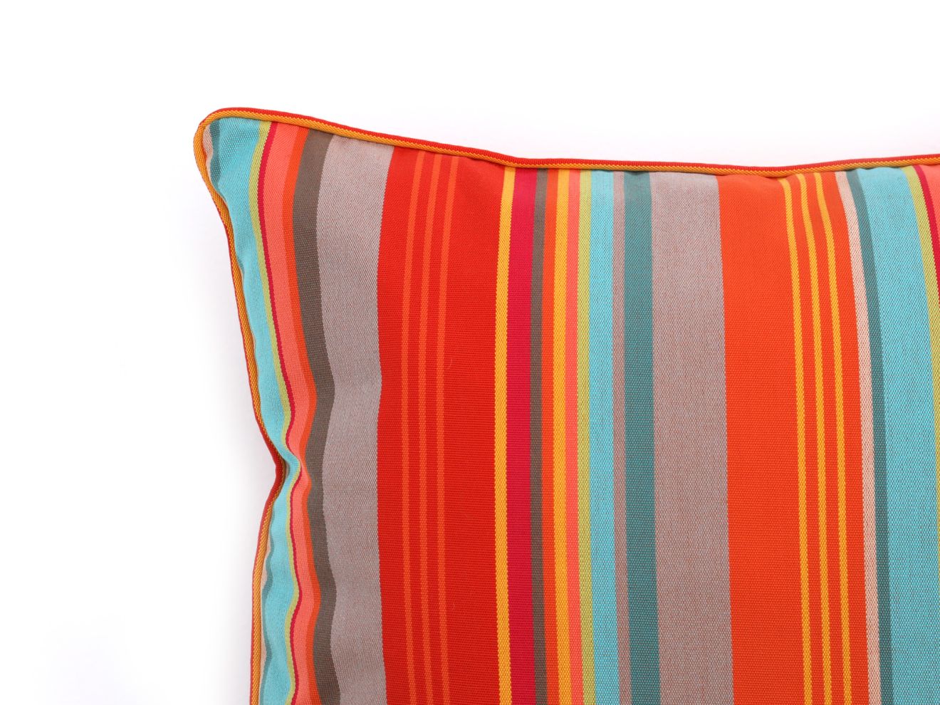 Dekokissen 50x50 cm Blau/Orange/Rot 50x5...