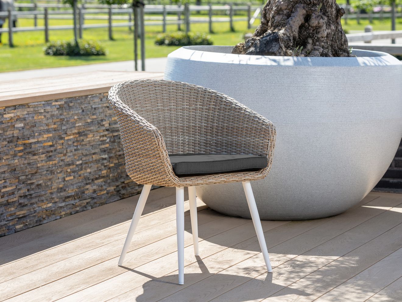 Manifesto Veruno/Menzano 220 cm Gartenmöbel-Set 7-teilig Grau  Rabatt: 29 %