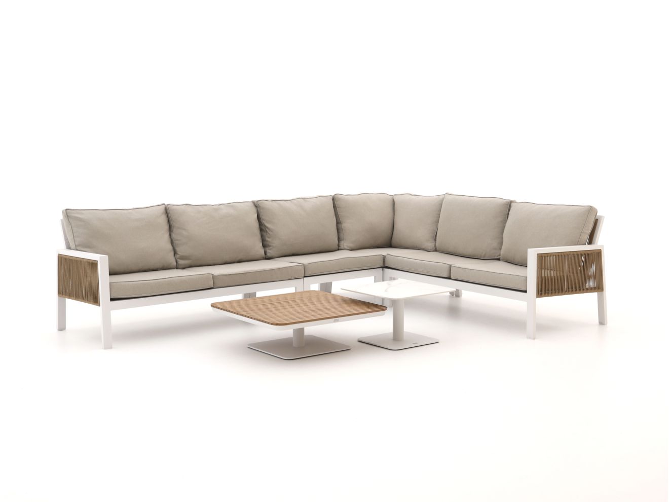 Manifesto Alzano/San Lupo Ecklounge-Set 6-teilig Weiß  Rabatt: 20 %