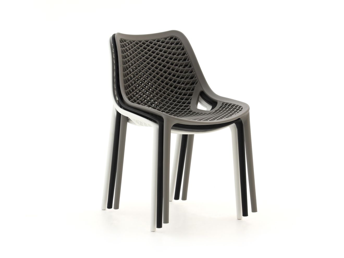 Forza Ripi Gartenstuhl stapelbaar Weiß  Rabatt: 21 %