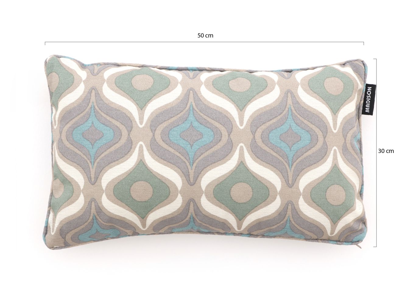 Madison Lendekissen 50x30 cm Taupe 50x30cm