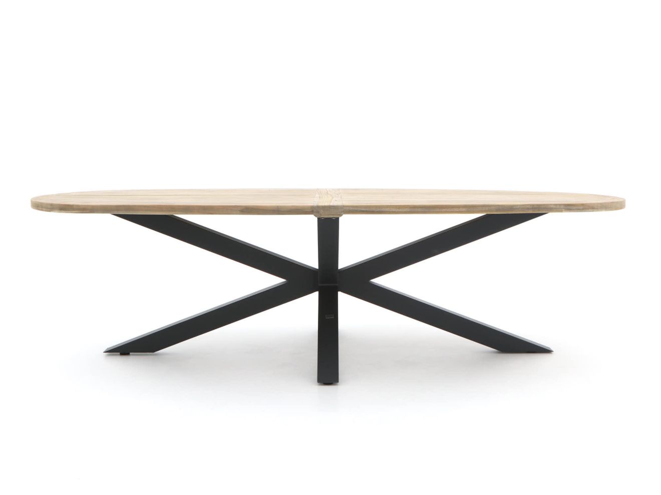 ROUGH-Y Ellips Gartentisch 280x130 cm Grau  Rabatt: 20 %