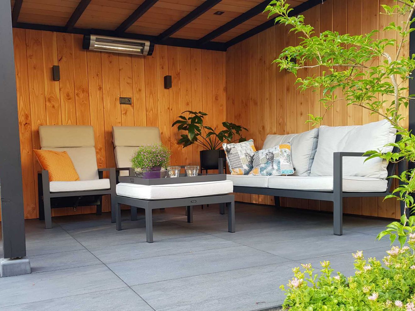 Bellagio Vezzano Lounge Gartenhocker 80x80 cm