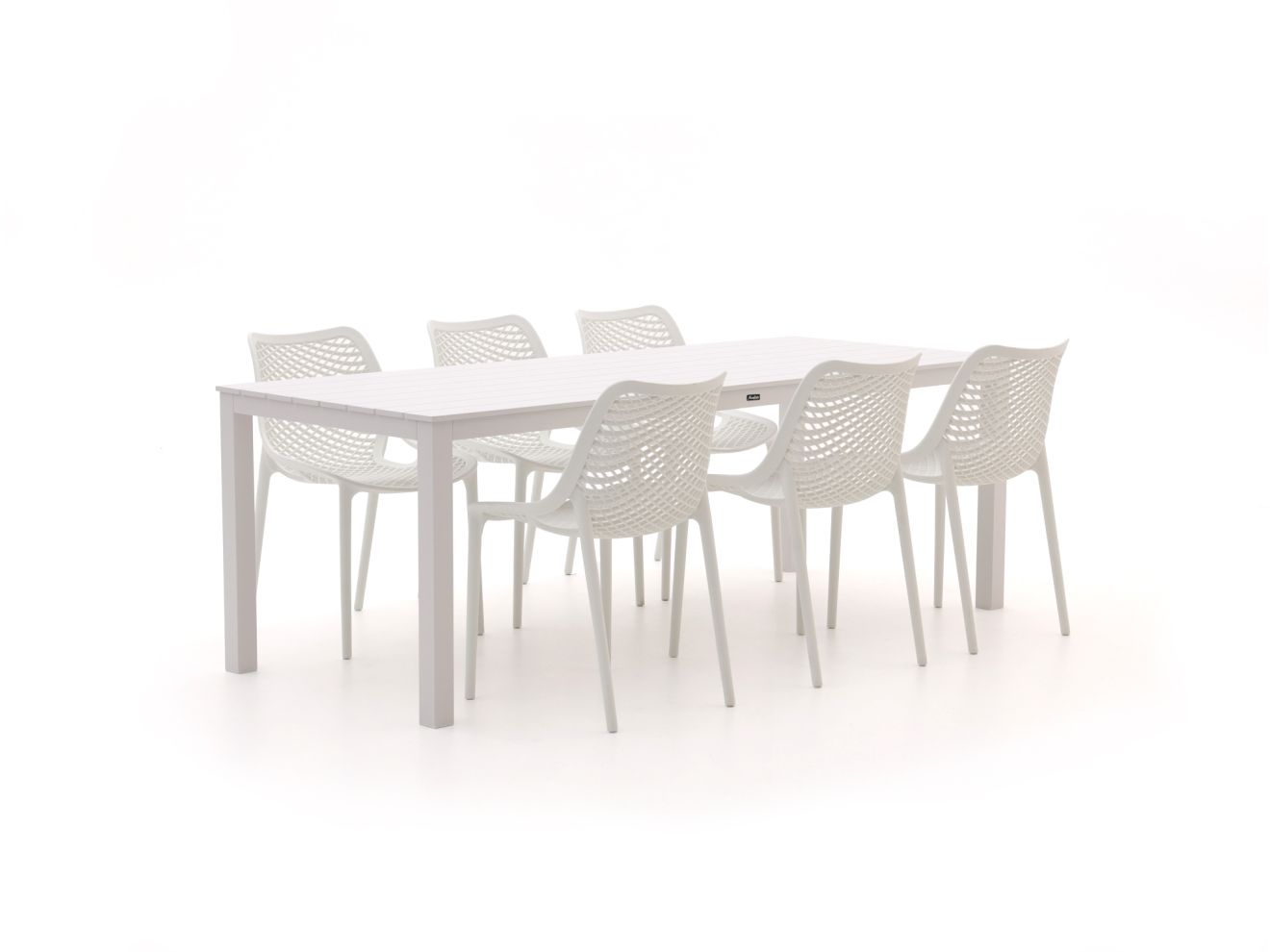Forza Ripi/Menzano 220 cm Gartenmöbel-Set 7-teilig stapelbar günstig online kaufen