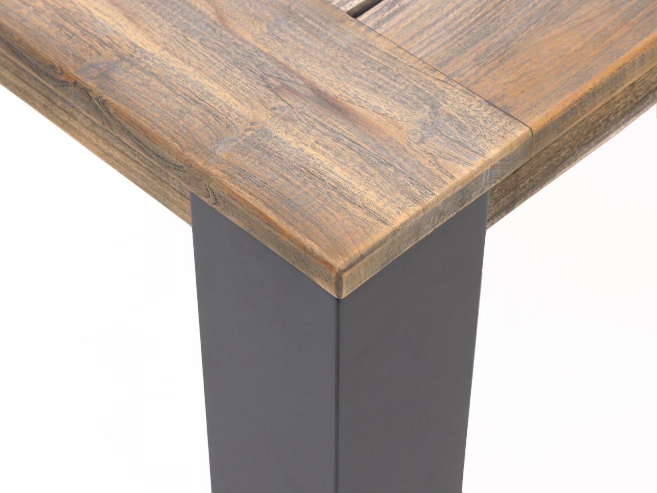 ROUGH-X Gartentisch 100x100x76 cm Grau  Rabatt: 31 %