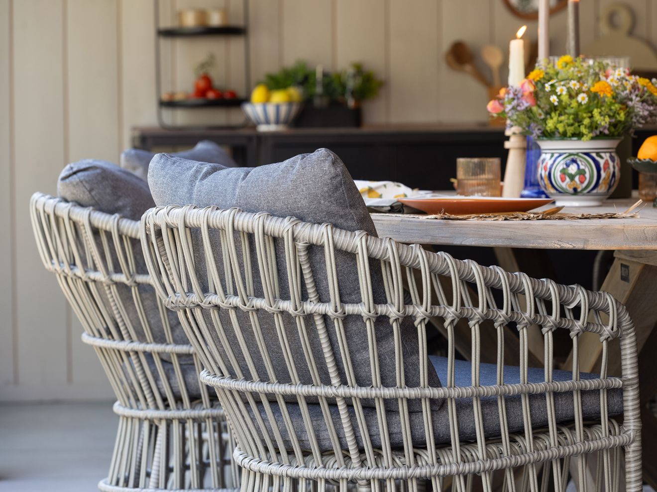 Intenso Cameri/ROUGH-Y Ellips 200 cm Gartenmöbel-Set 5-teilig Grau  Rabatt: 27 %