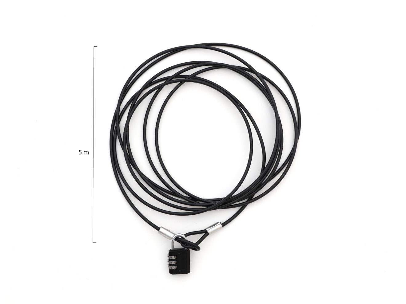 Terrassenkabel 5mmx5m inkl. Zahlenschlos...