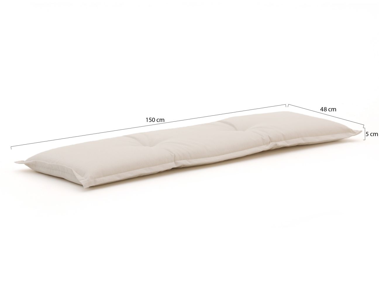 Madison Gartenbank Auflage 150x48  cm Ta...