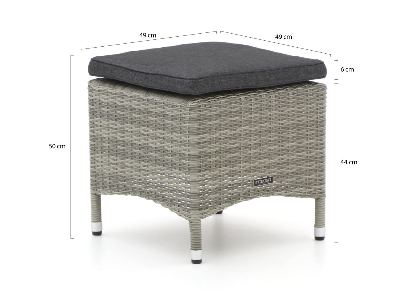 Intenso Fabrizi Gartenstuhl Hochlehner m...