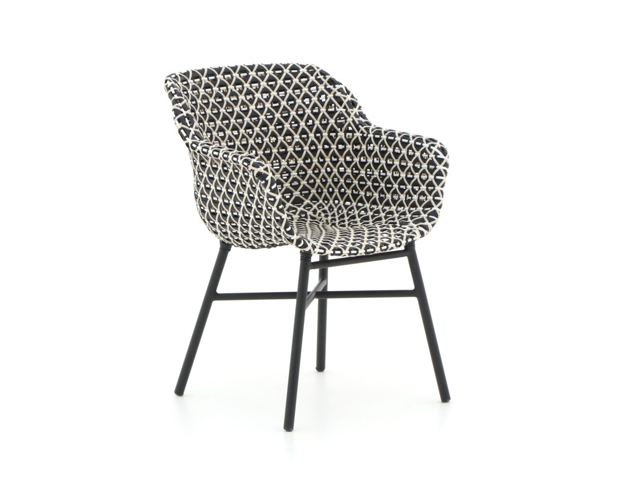 Hartman Delphine/Studio 240 cm Gartenmöbel-Set 7-teilig Schwarz  Rabatt: 39 %