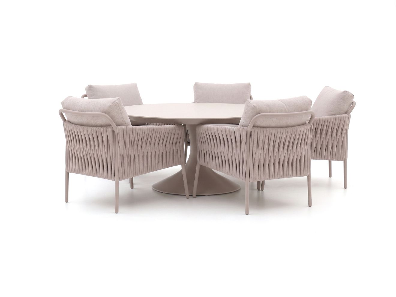 + 15 % Kassenrabatt | SUNS Fiave/Nova ø 150 cm Low Gartenmöbel-Set 6-teilig