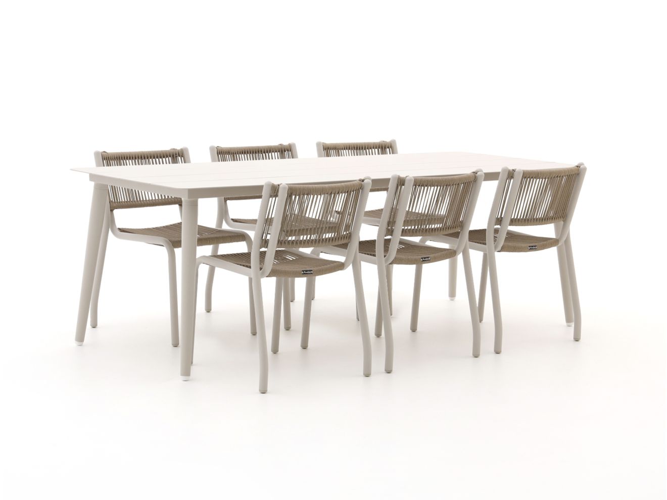 Manifesto Misurina/Sora 220 cm Gartenmöbel-Set 7-teilig Taupe  Rabatt: 21 %