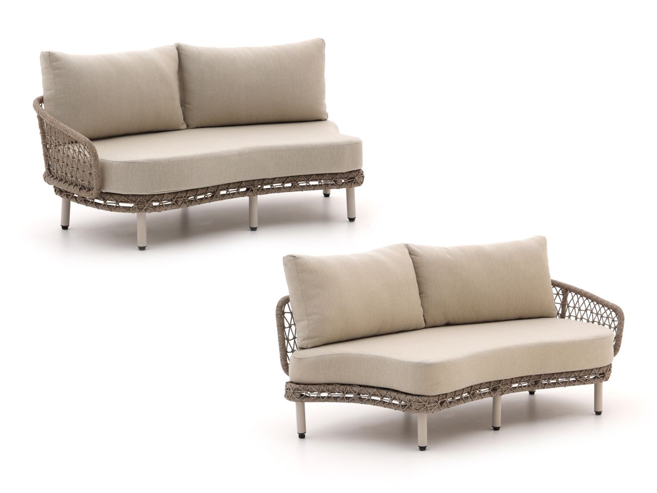 Intenso Nusco Lounge Element linker Arm + rechter Arm 178 cm