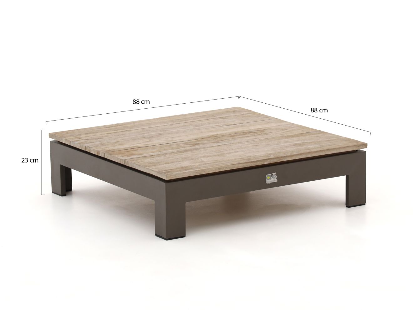 Apple Bee Sticks and More Loungetisch 88x43x23 cm Taupe  Rabatt: 8 %