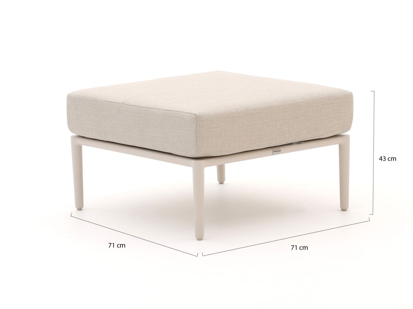 Bellagio Mineo Gartenhocker 71x71 cm günstig online kaufen