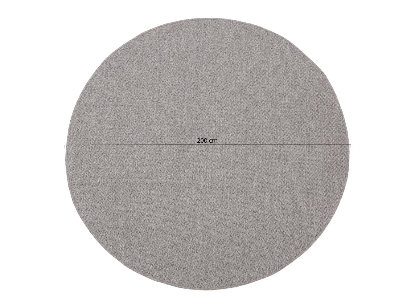 Bolonia Outdoor Teppich ø 200 cm Grau 200cm Rabatt: 17 %