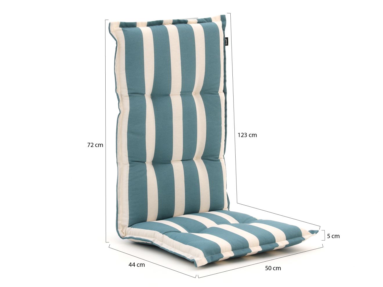 Hartman Auflage Hochlehner 123x50 cm We... Hartman Auflage Hochlehner 123x50 cm We...