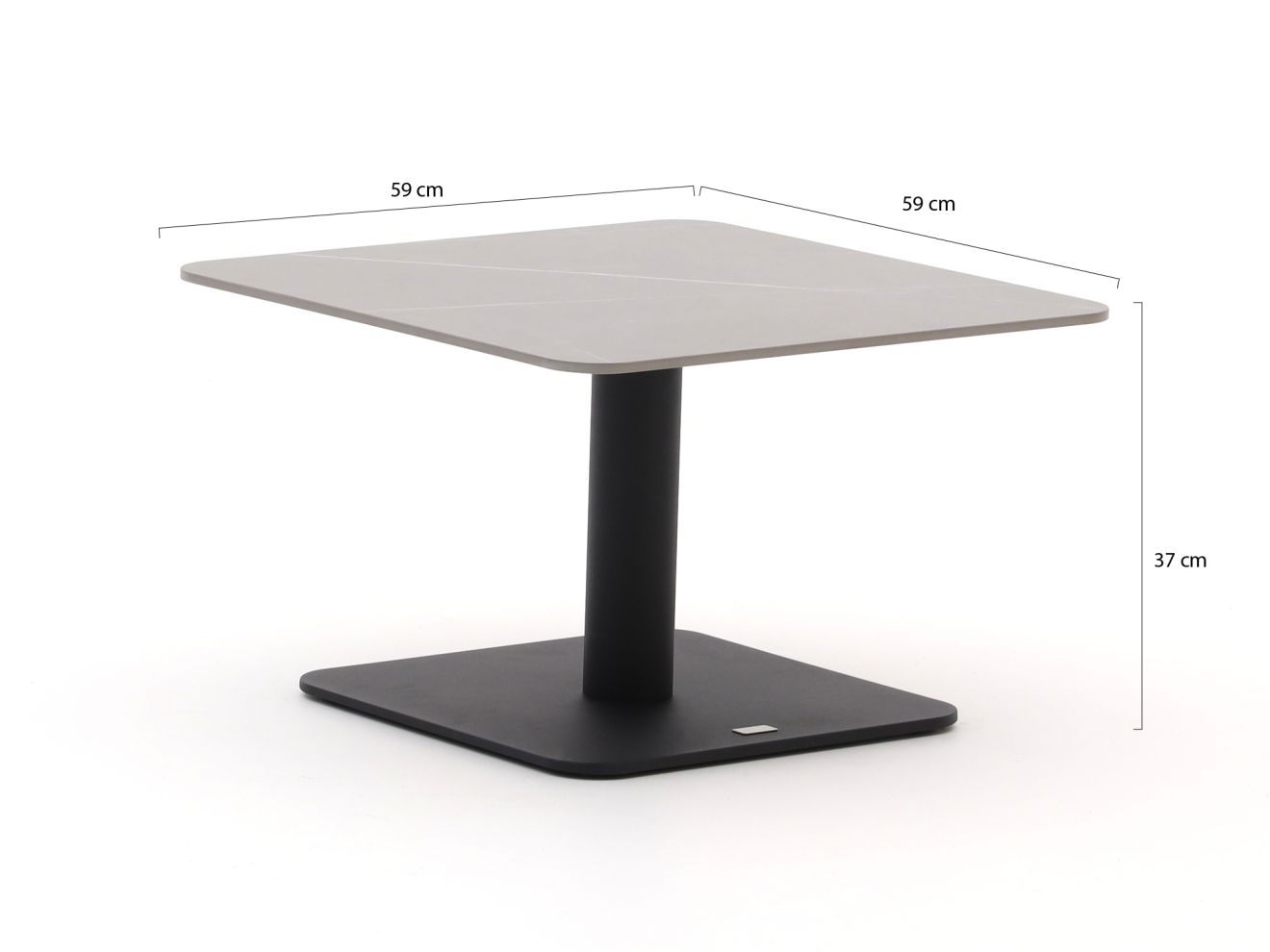 Bellagio San Lupo Loungetisch 59x59x37 cm günstig online kaufen