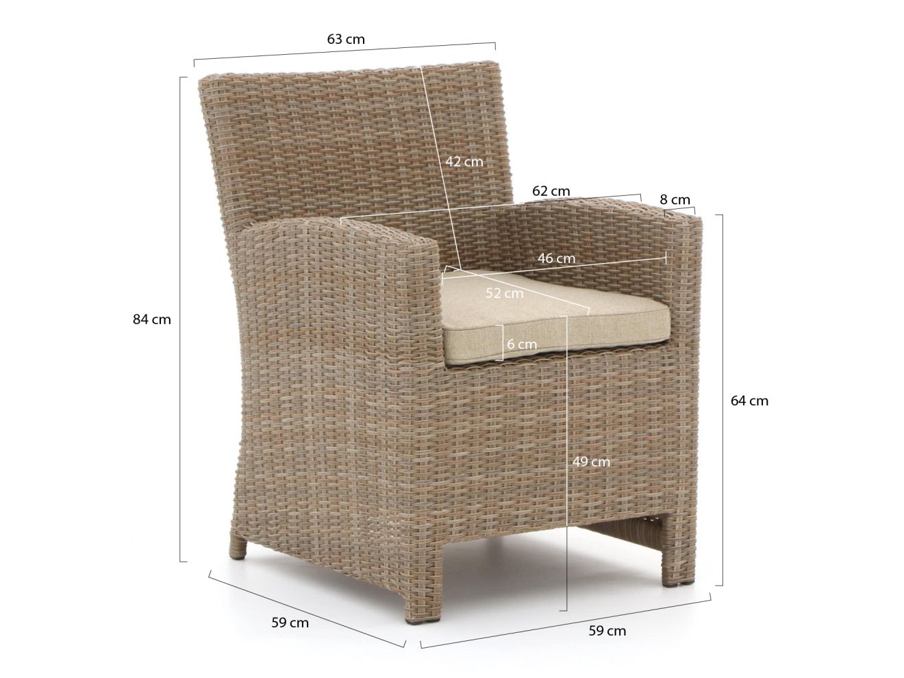 Intenso Fellini Essstuhl Taupe  Rabatt: 21 %