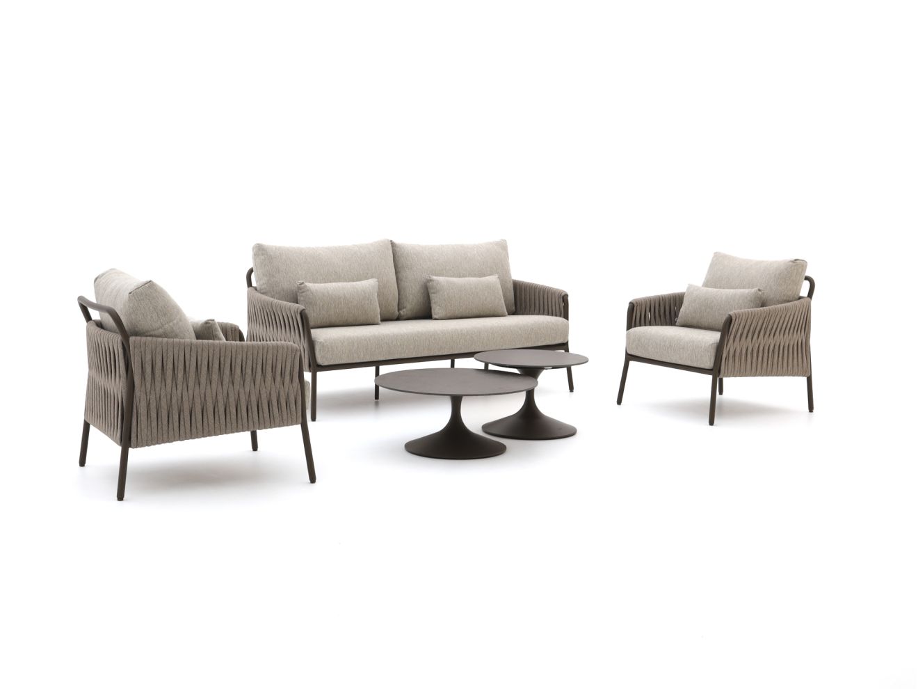 + 15 % Kassenrabatt | SUNS Fiave/Nova Sessel-Sofa Lounge-Set 5-teilig