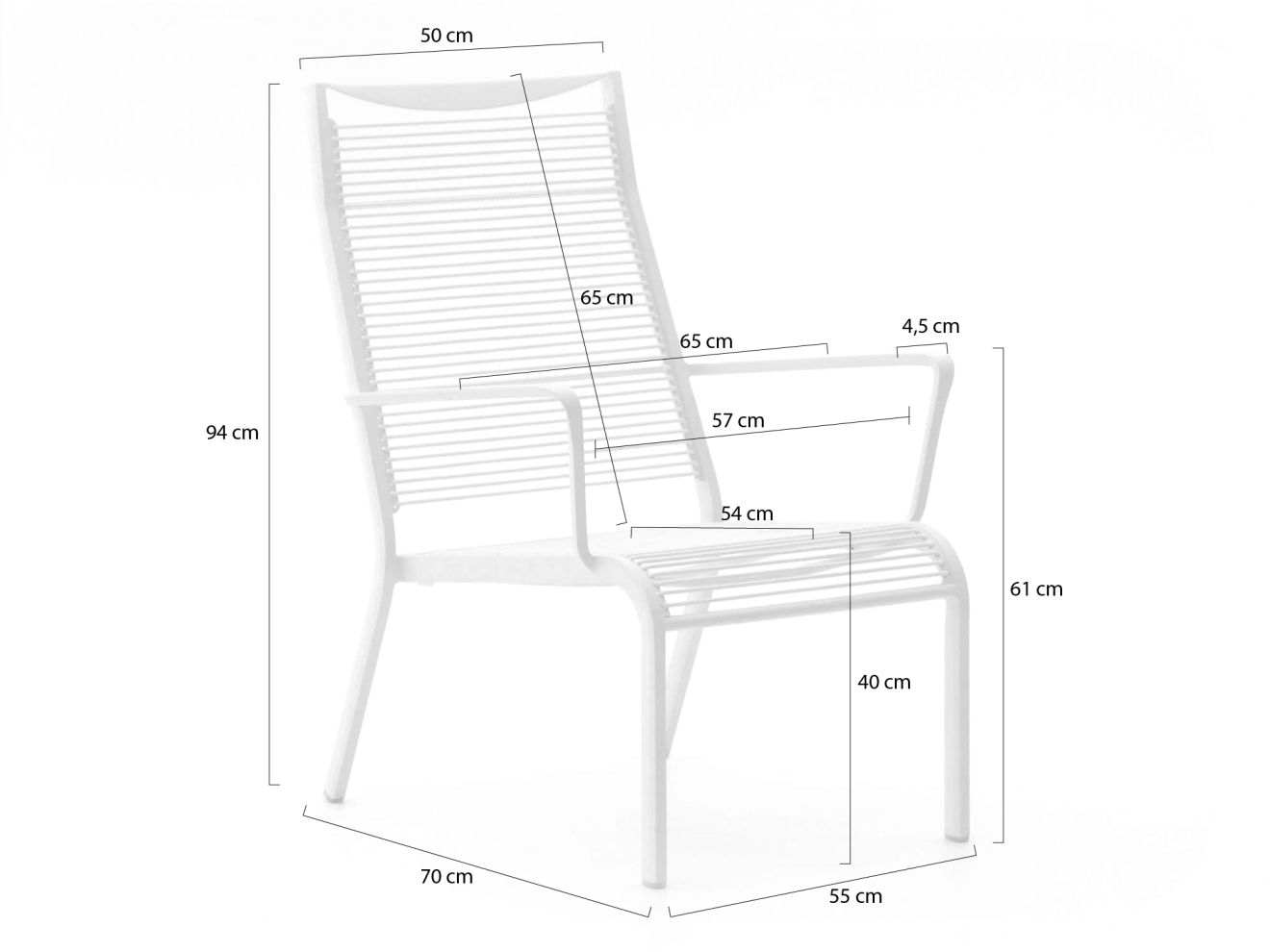 Apple Bee Hawaii Balkonmöbel-Set Lounge 3-teilig stapelbar günstig online kaufen