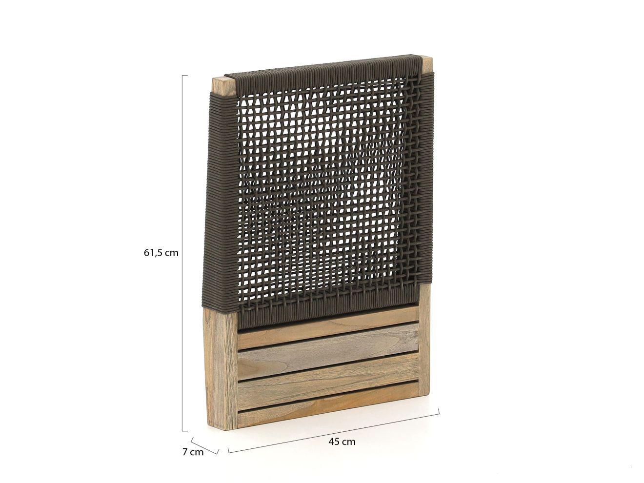 ROUGH-B Armlehne für Lounge Endelement Braun 61.5x45cm Rabatt: 40 %