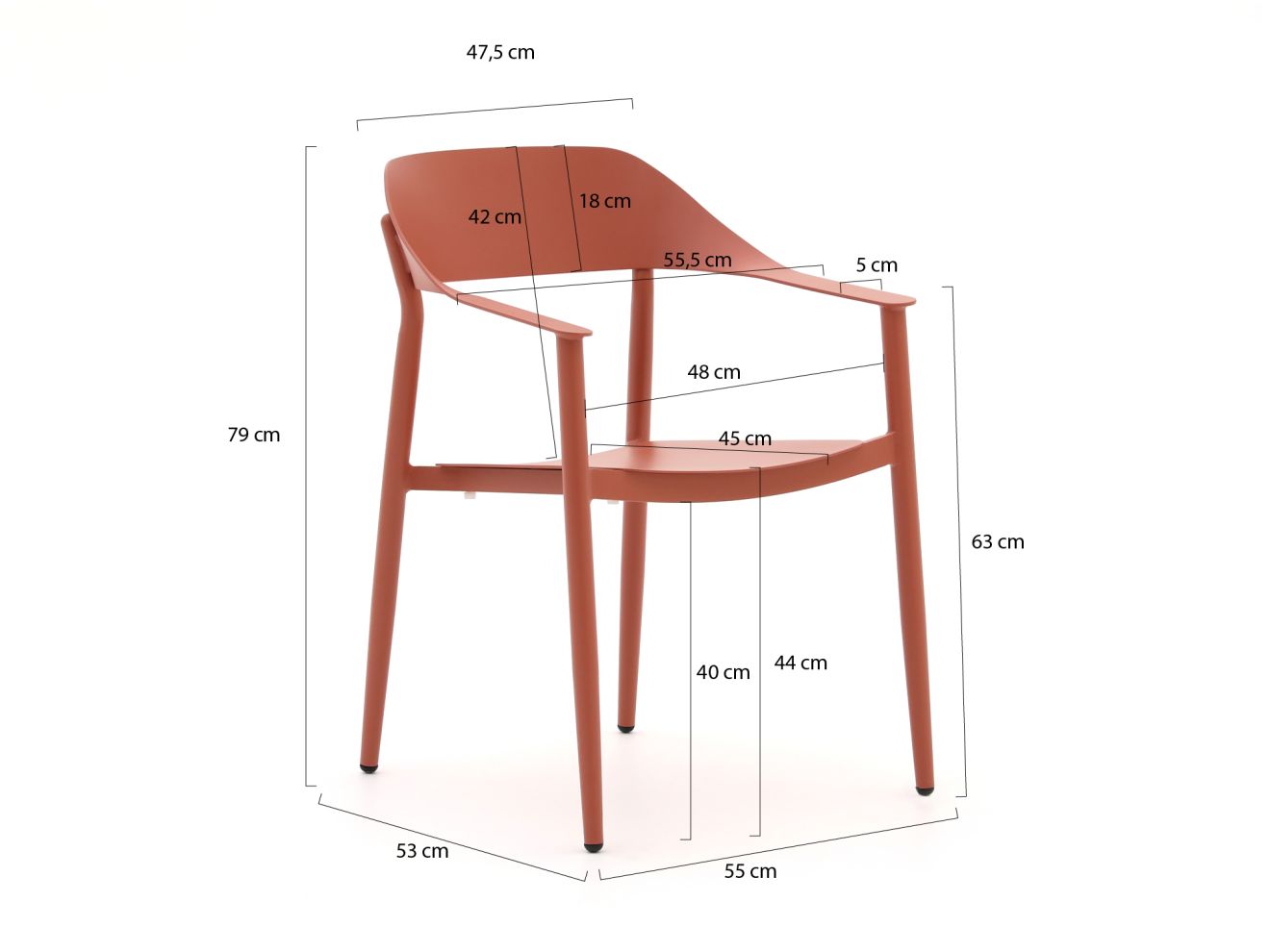 Bellagio Valli/Santa Severina ø 180 cm Gartenmöbel-Set 7-teilig stapelbar günstig online kaufen