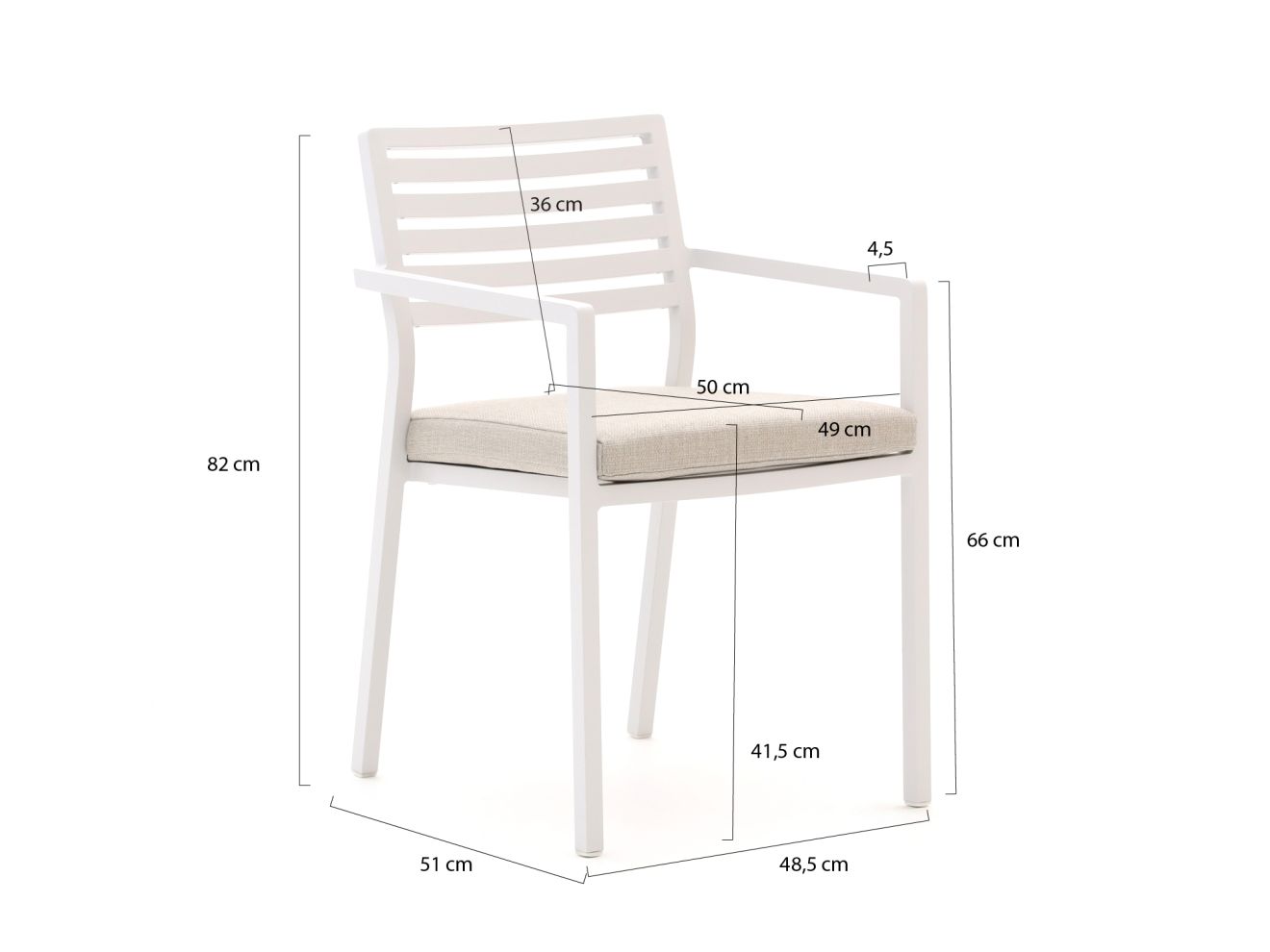 Bellagio Rumo/Veneto 220 cm Gartenmöbel-Set 7-teilig Stapelbar günstig online kaufen