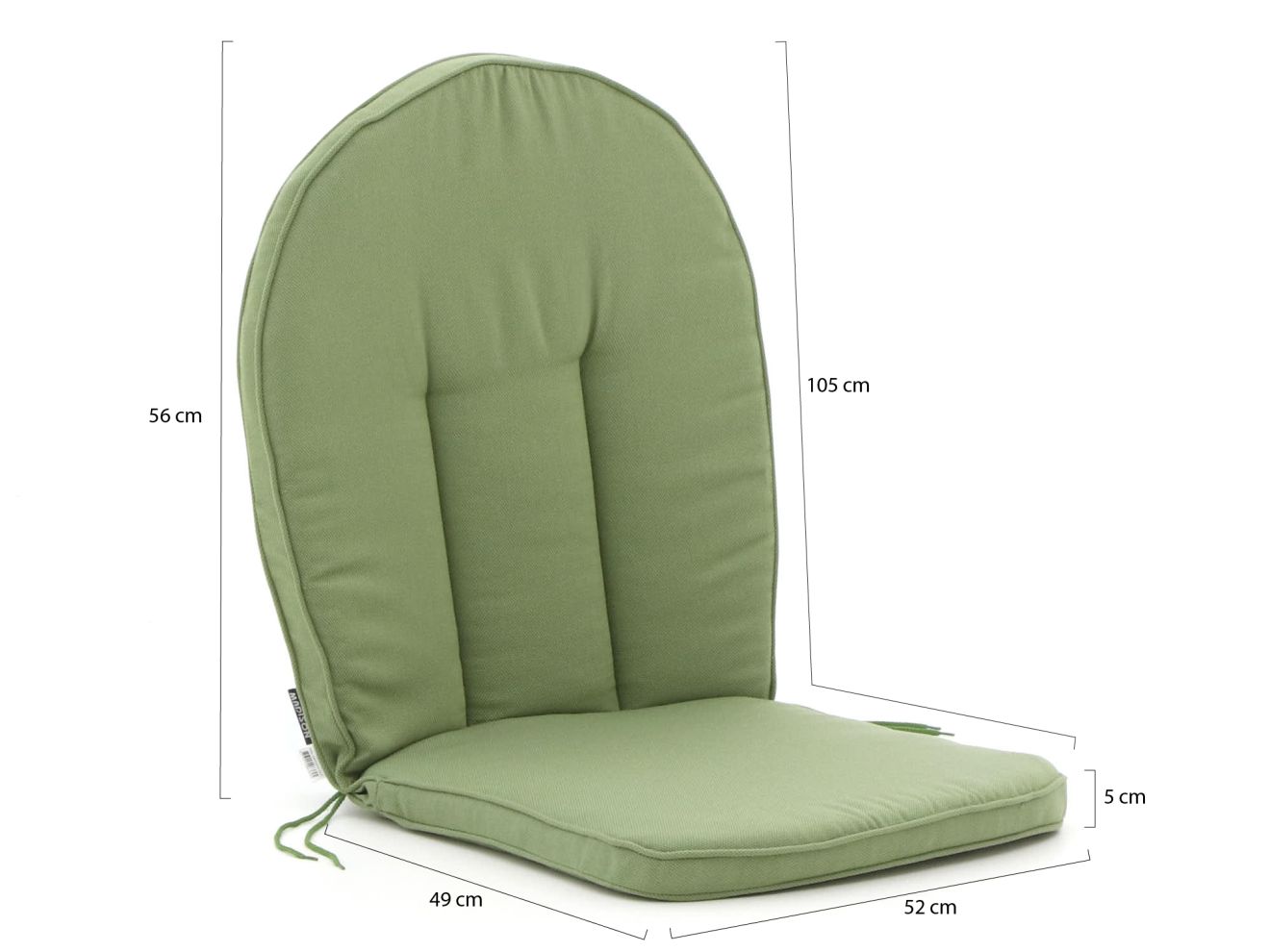 Madison Comfort Auflage 105x52 cm Grün ...