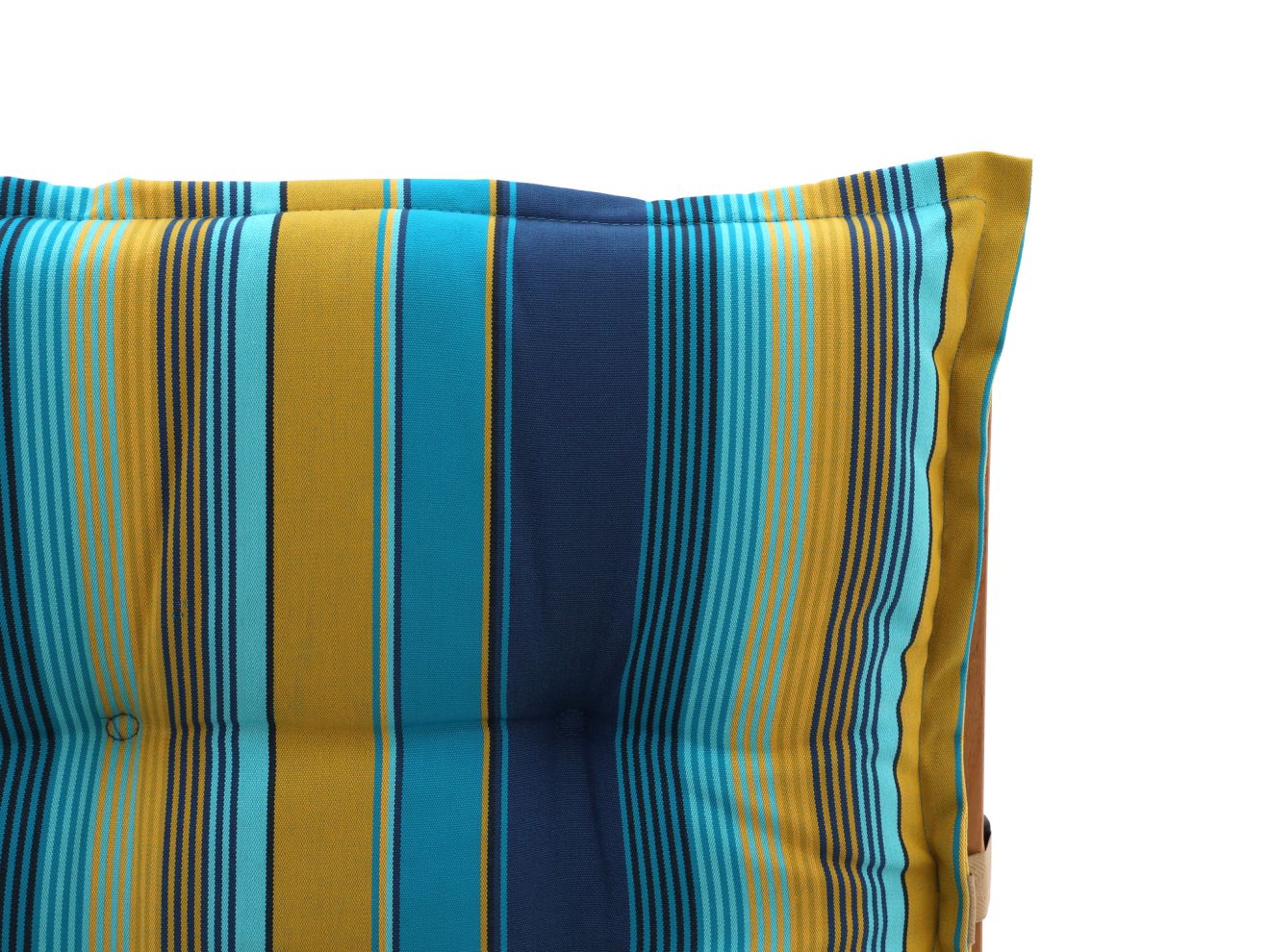 Auflage Hochlehner 123x50 cm Blau/Gelb/G...