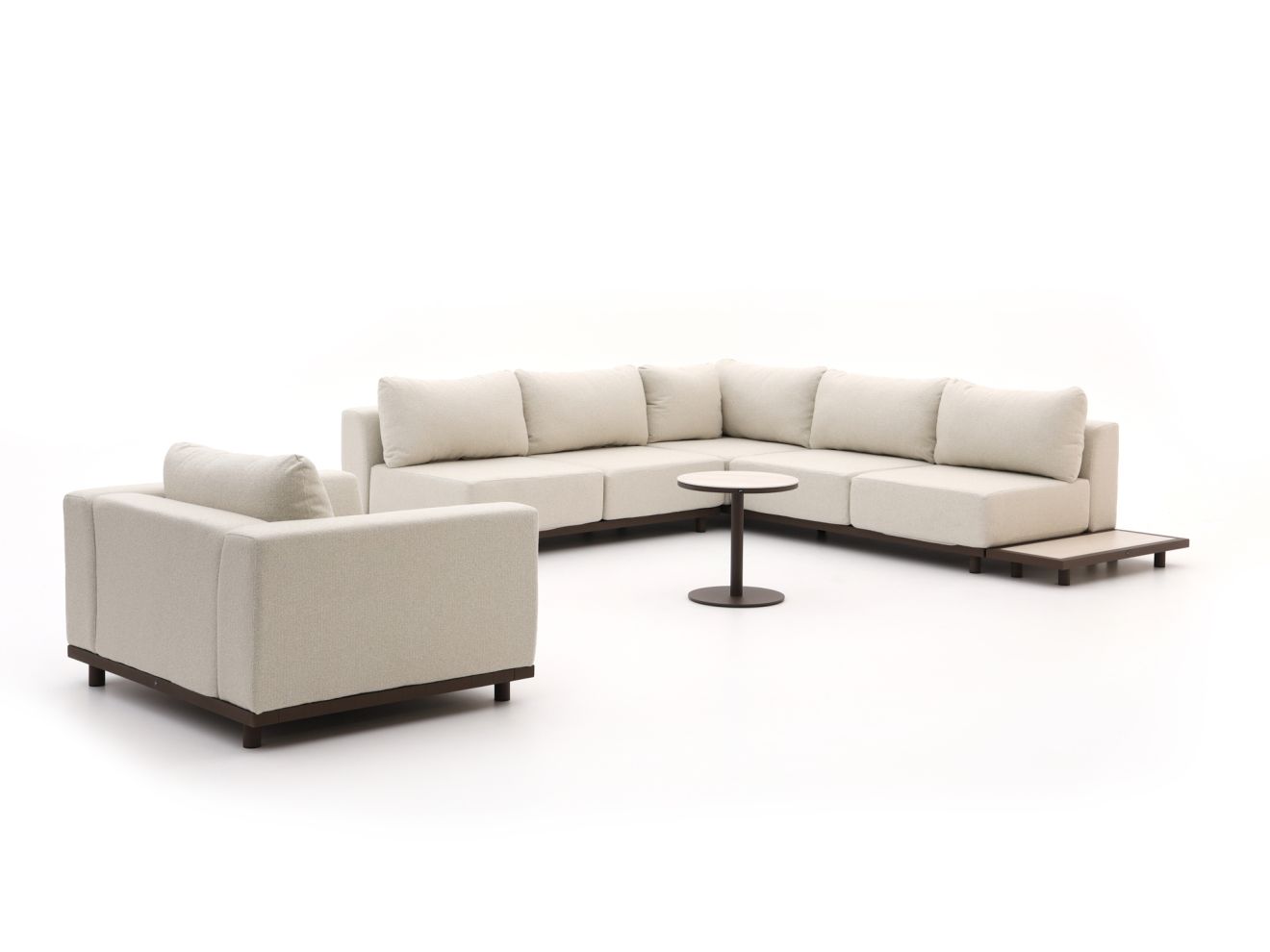 Yoi Vallon/Millor Ecklounge-Set 5-teilig Taupe 260x260cm Rabatt: 20 %