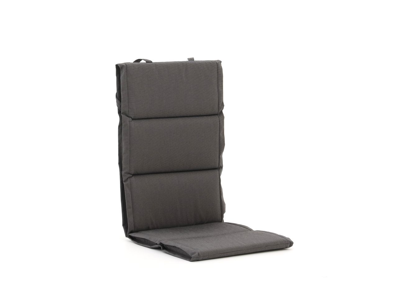 Tex Style Auflage Hochlehner dünn 125x50 cm Schwarz 125x50cm