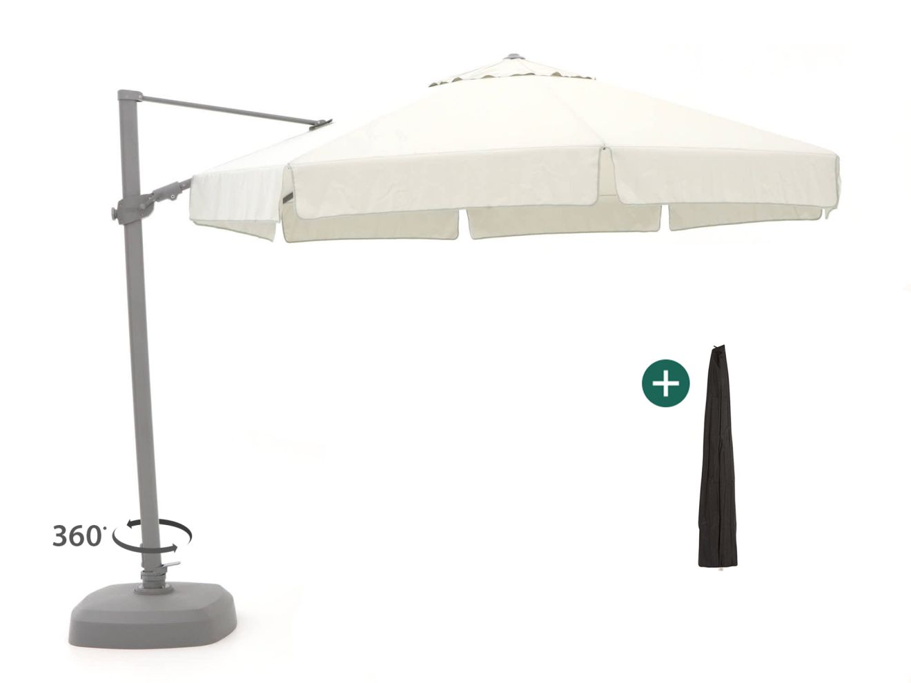 Shadowline Miami Ampelschirm ø 350 cm günstig online kaufen