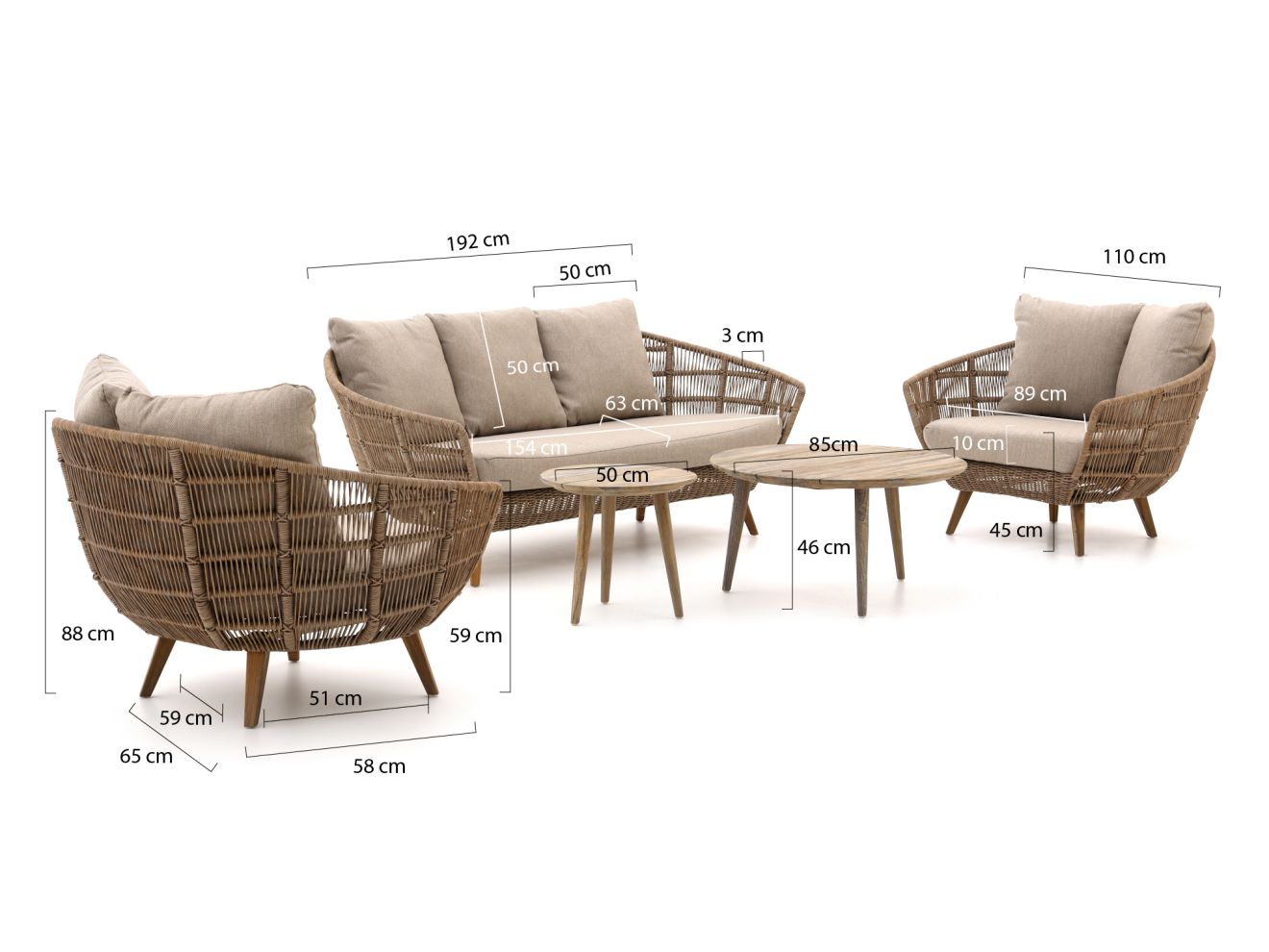 Intenso Stila/ROUGH-K Sessel-Sofa lounge-Set--5-teilig Taupe 0x0cm Rabatt: 17 % Intenso Stila/ROUGH-K Sessel-Sofa lounge-Set--5-teilig Taupe 0x0cm Rabatt: 17 %