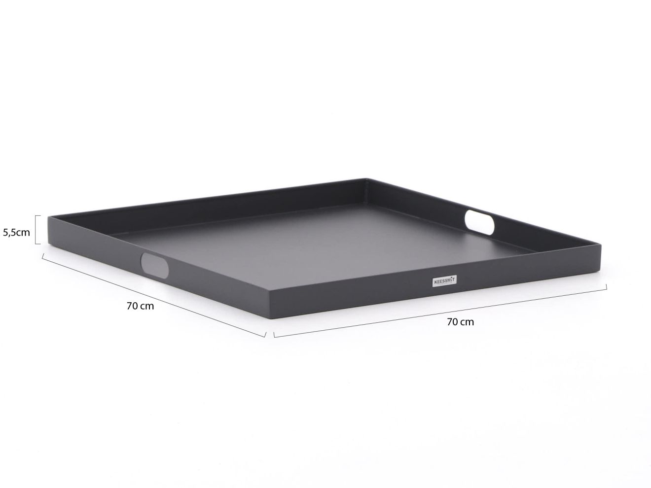 Manifesto Tablett 70x70 cm Grau  Rabatt:...