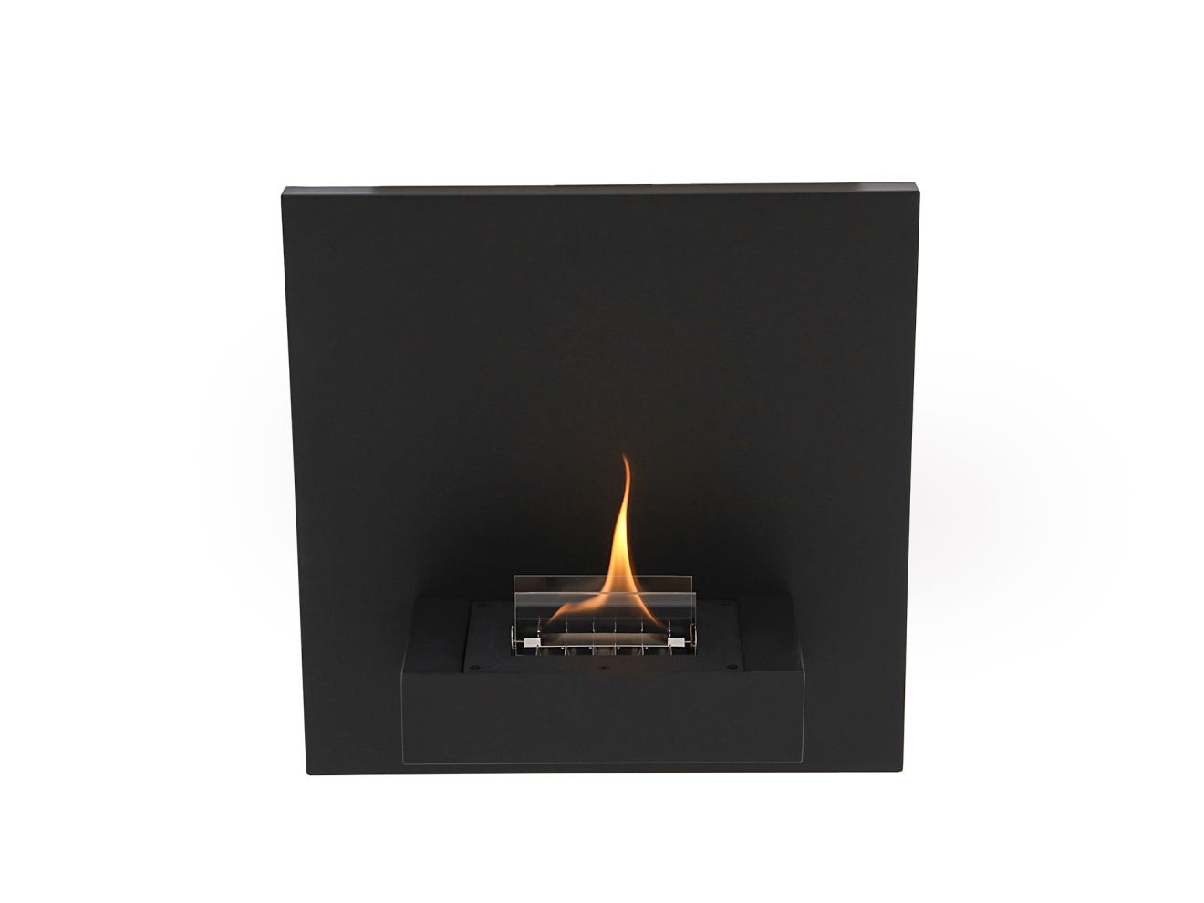 Tenderflame Square 180 Wandkamin 57,5×57,5x23 cm Schwarz