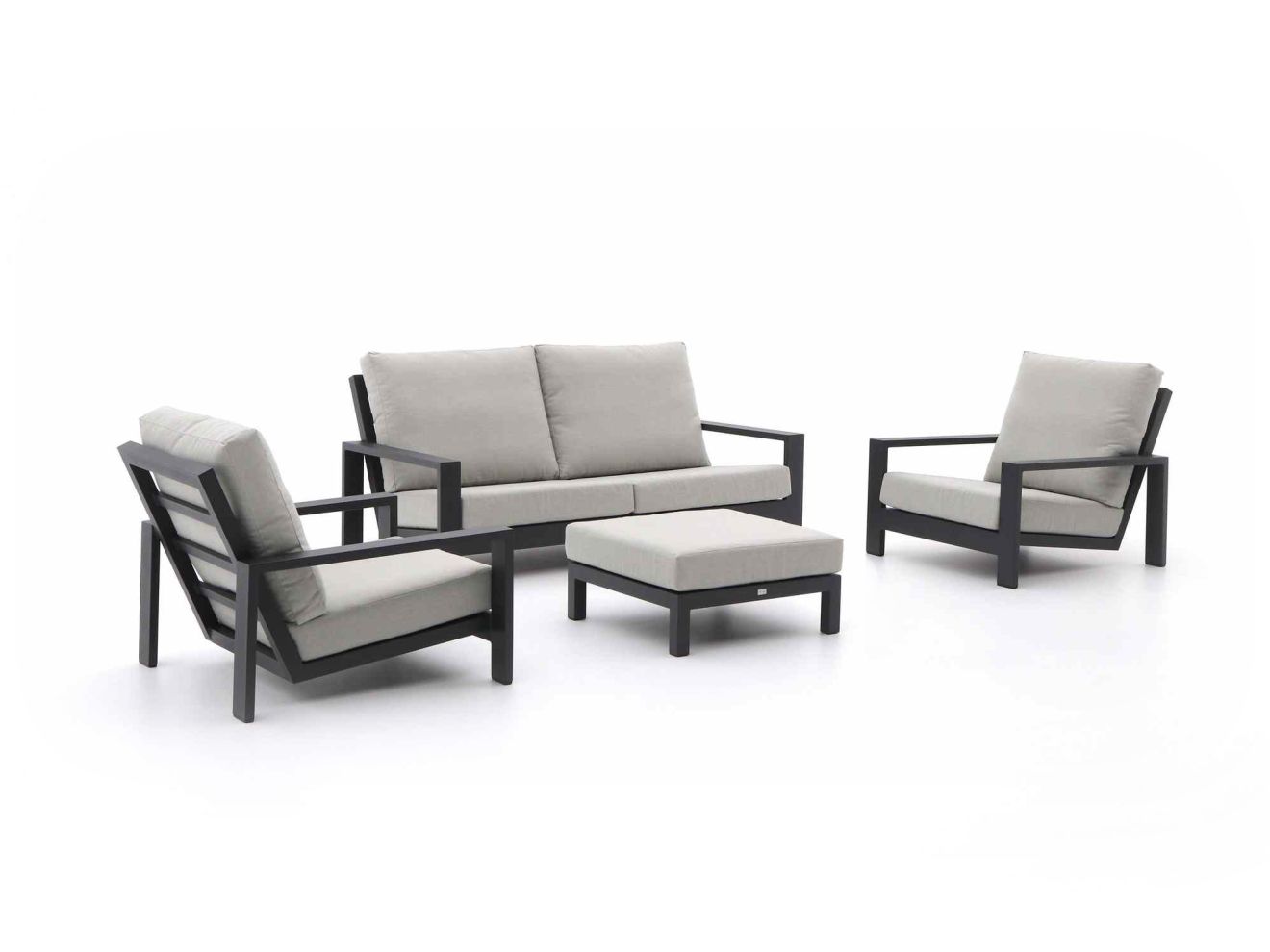 Bellagio Vezzano Sessel-Sofa Lounge-Set 4-teilig