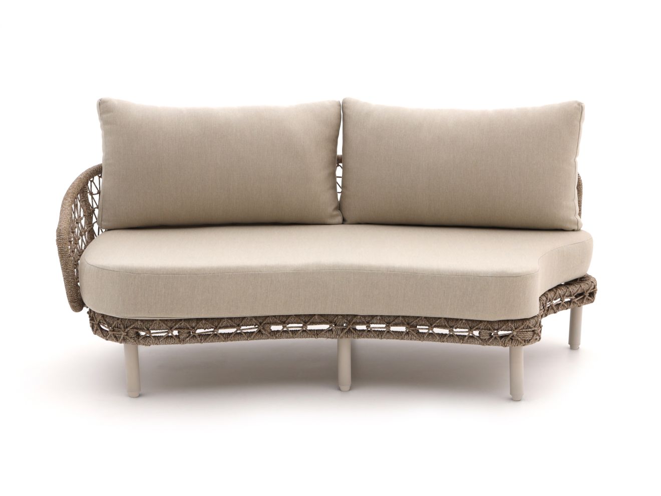 Intenso Nusco Ecklounge-Set 4-teilig Taupe 223x223cm Rabatt: 20 %