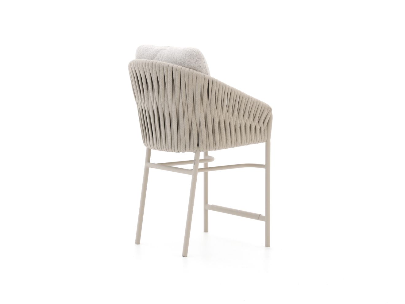 SUNS Nappa Low Barhocker Outdoor stapelbar Taupe