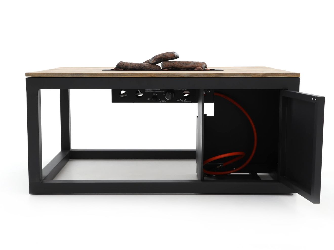 Cosiraw Lounge Feuertisch 120x80x55 cm R...